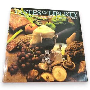 Tastes of Liberty Ethnic Cooking Cookbook 1985 Chateau Ste Michelle Winery HC DJ
